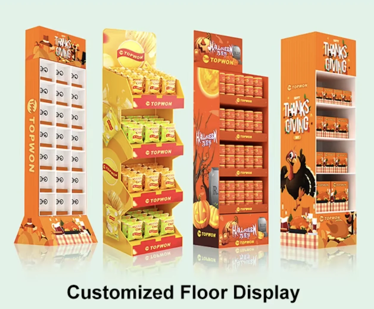 Eco Kraft Display Shelf